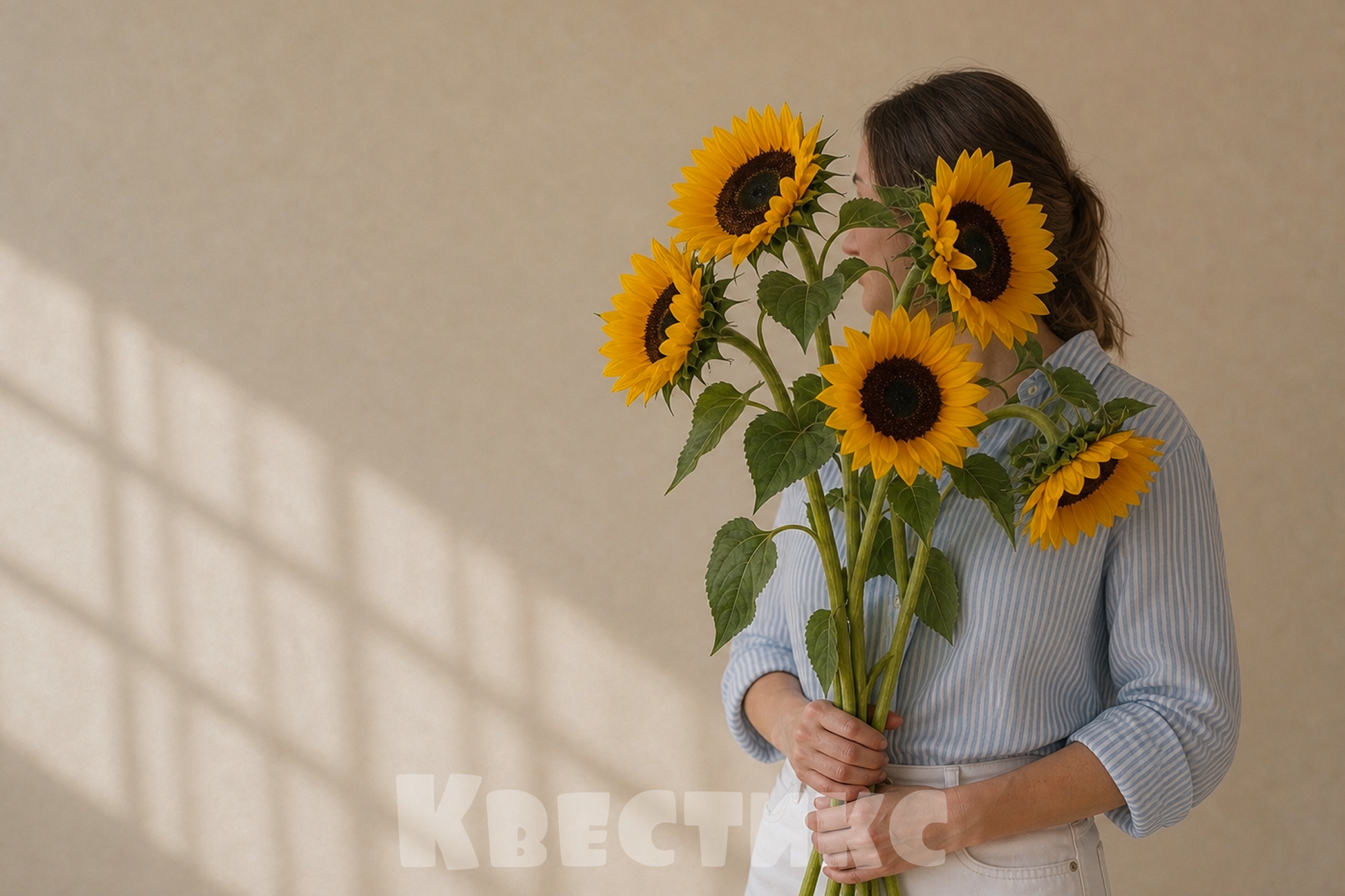 букет из подсолнухов для учителя